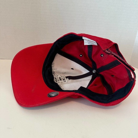 T.E.I. St Louis Cardinals Red Ball Cap Hat Embroidered Logo Adjustable Baseball - Picture 5 of 8
